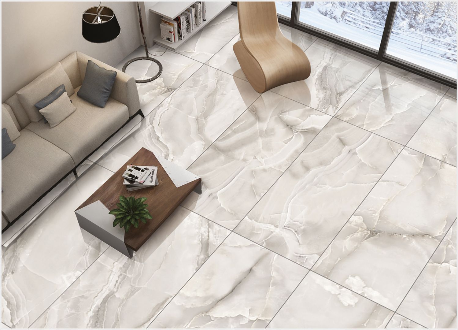 Плитка керамогранит Маимун Onyx Volo Natural полированный