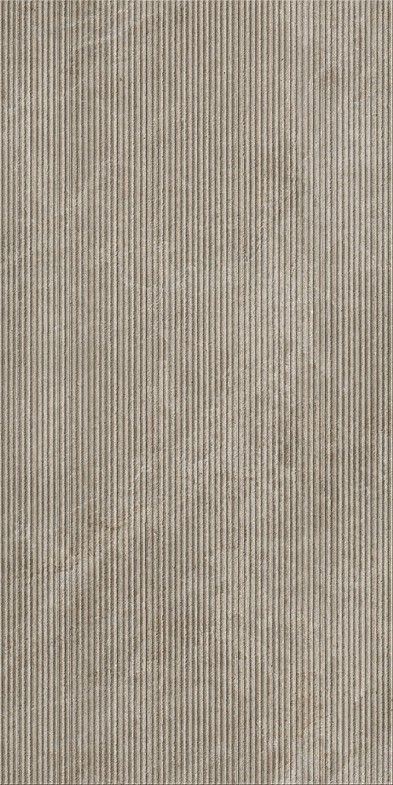 Декор керамогранит Витра Rigato Табачный матовый