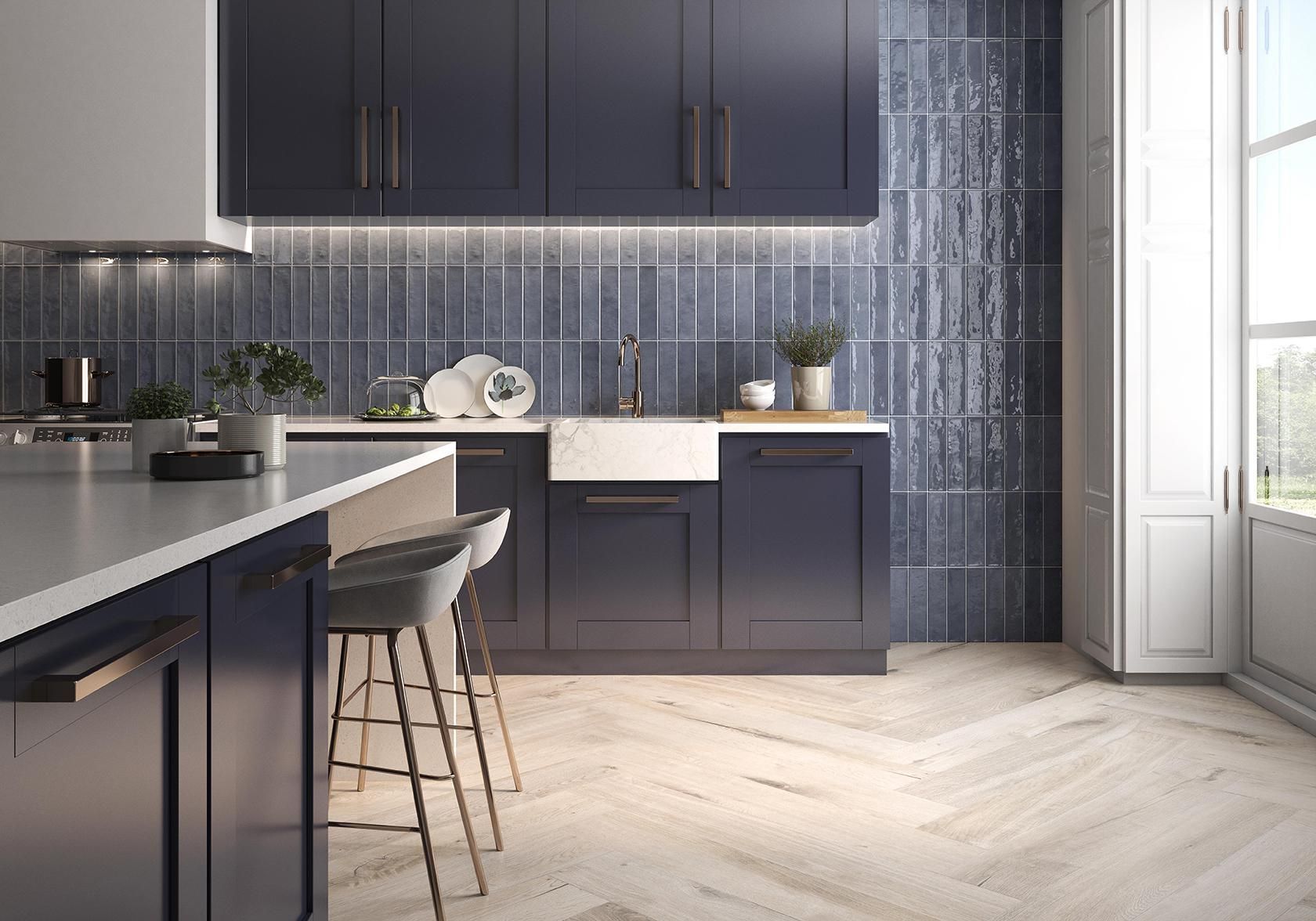 Плитка керамическая Eleganza Blue глянцевый