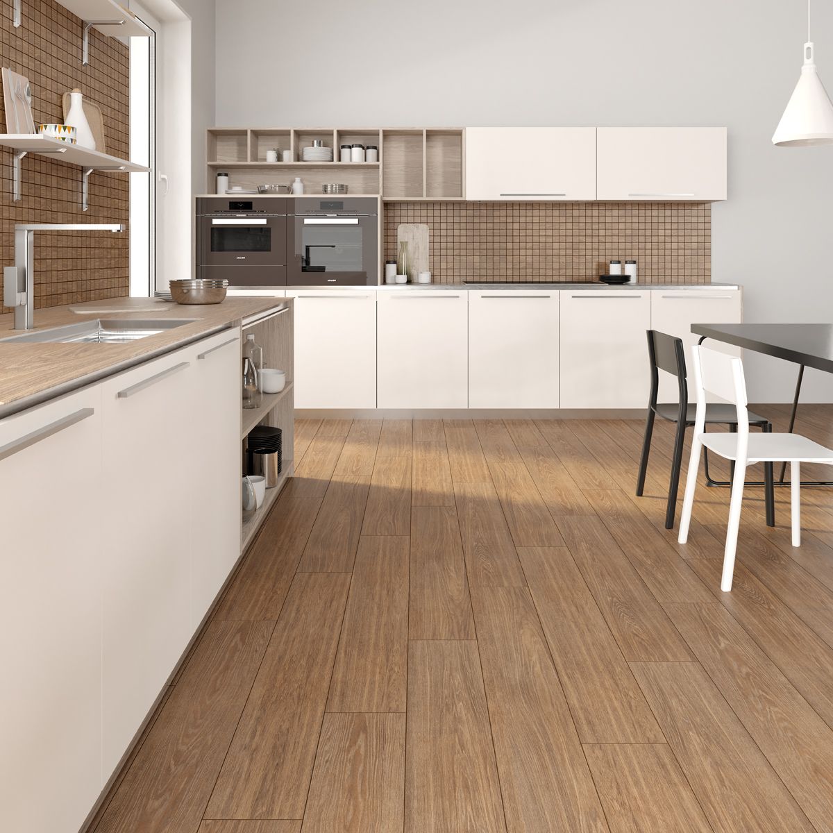 Плитка керамогранит Идальго Граните Вуд Классик софт Натуральный структурный