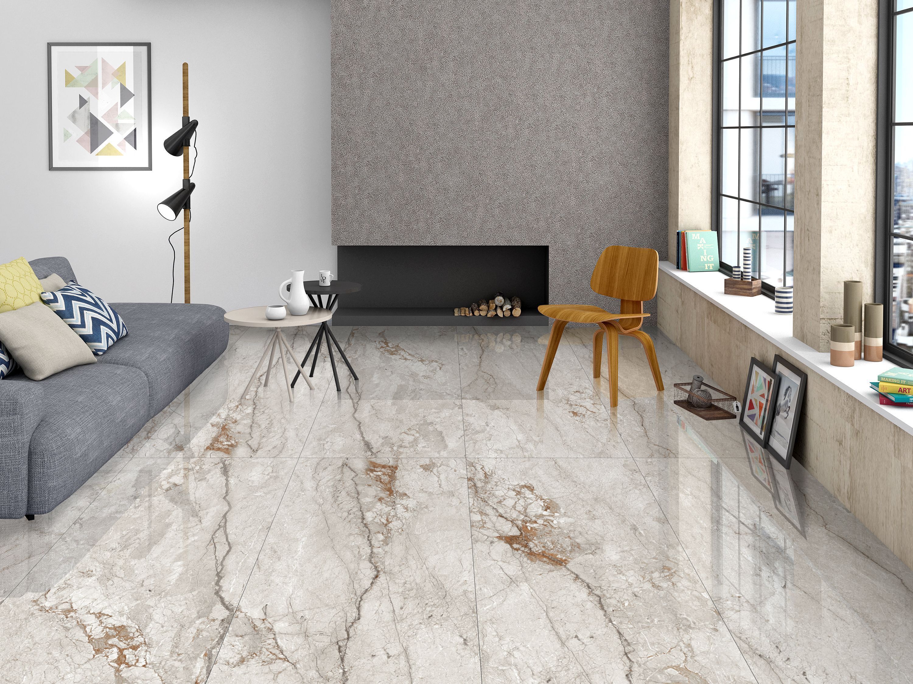 Плитка керамогранит Маимун Ceppo Di Grey полированный