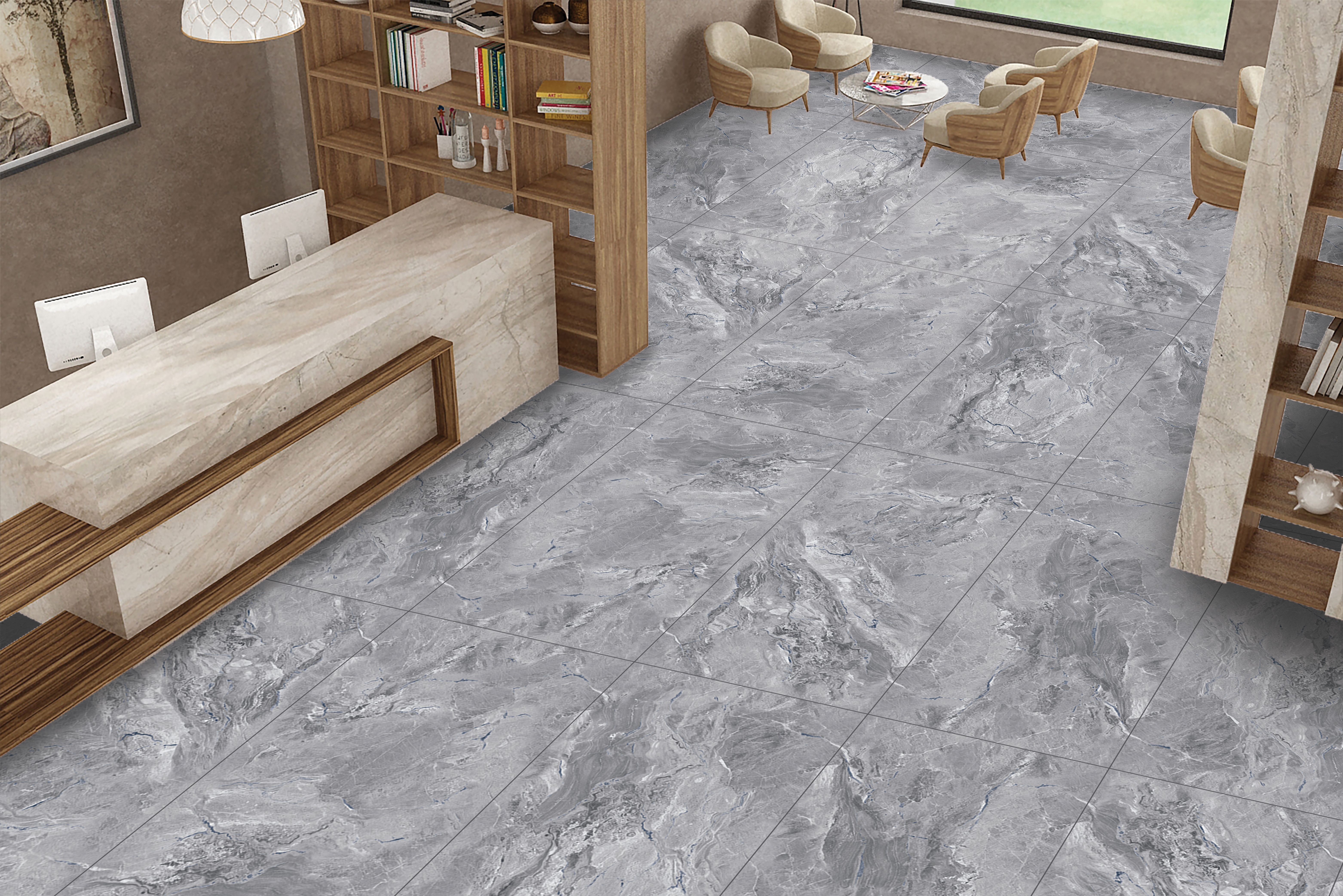 Плитка керамогранит Маимун Balkania Grey Карвинг