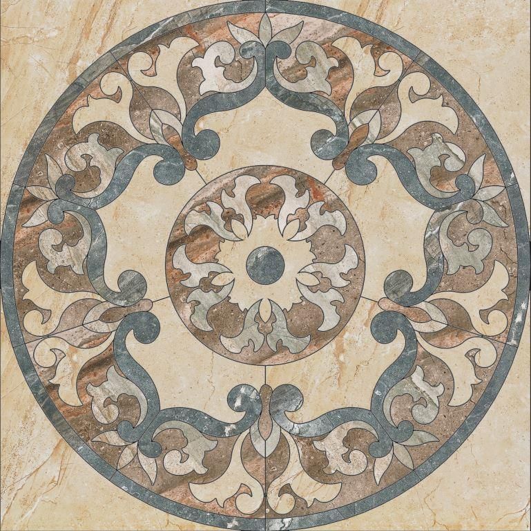 Панно d01-cut керамогранит Керранова Genesis К-101 Бежевый лаппатированный