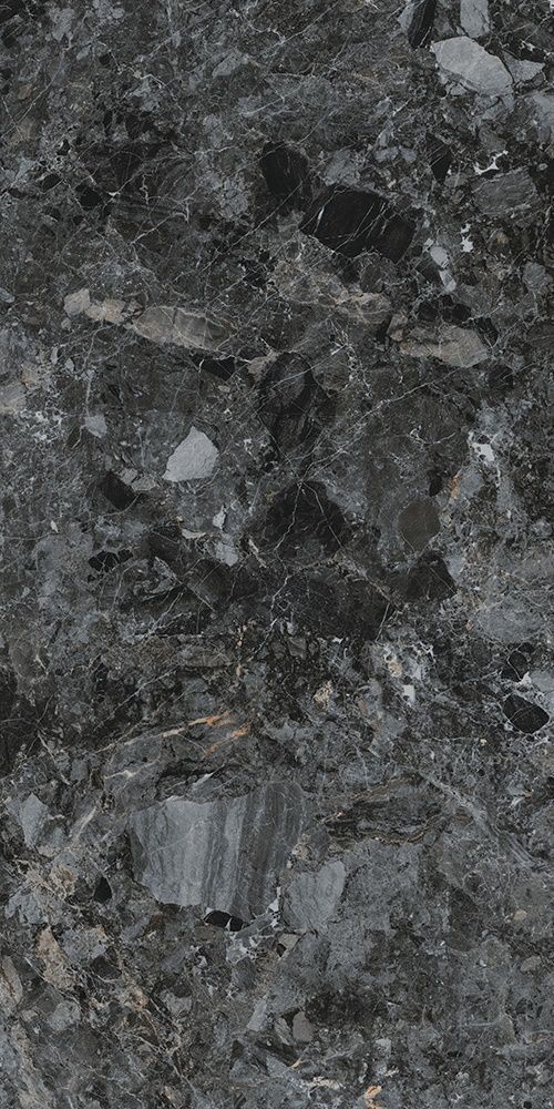 Плитка керамогранит Витра MarbleSystem Бреча Черный лаппатированный