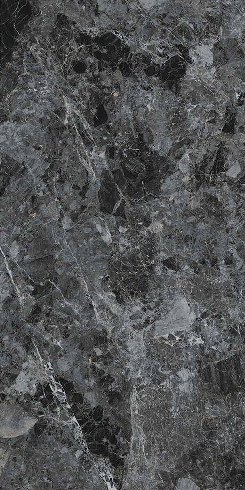 Плитка керамогранит Витра MarbleSystem Бреча Черный лаппатированный