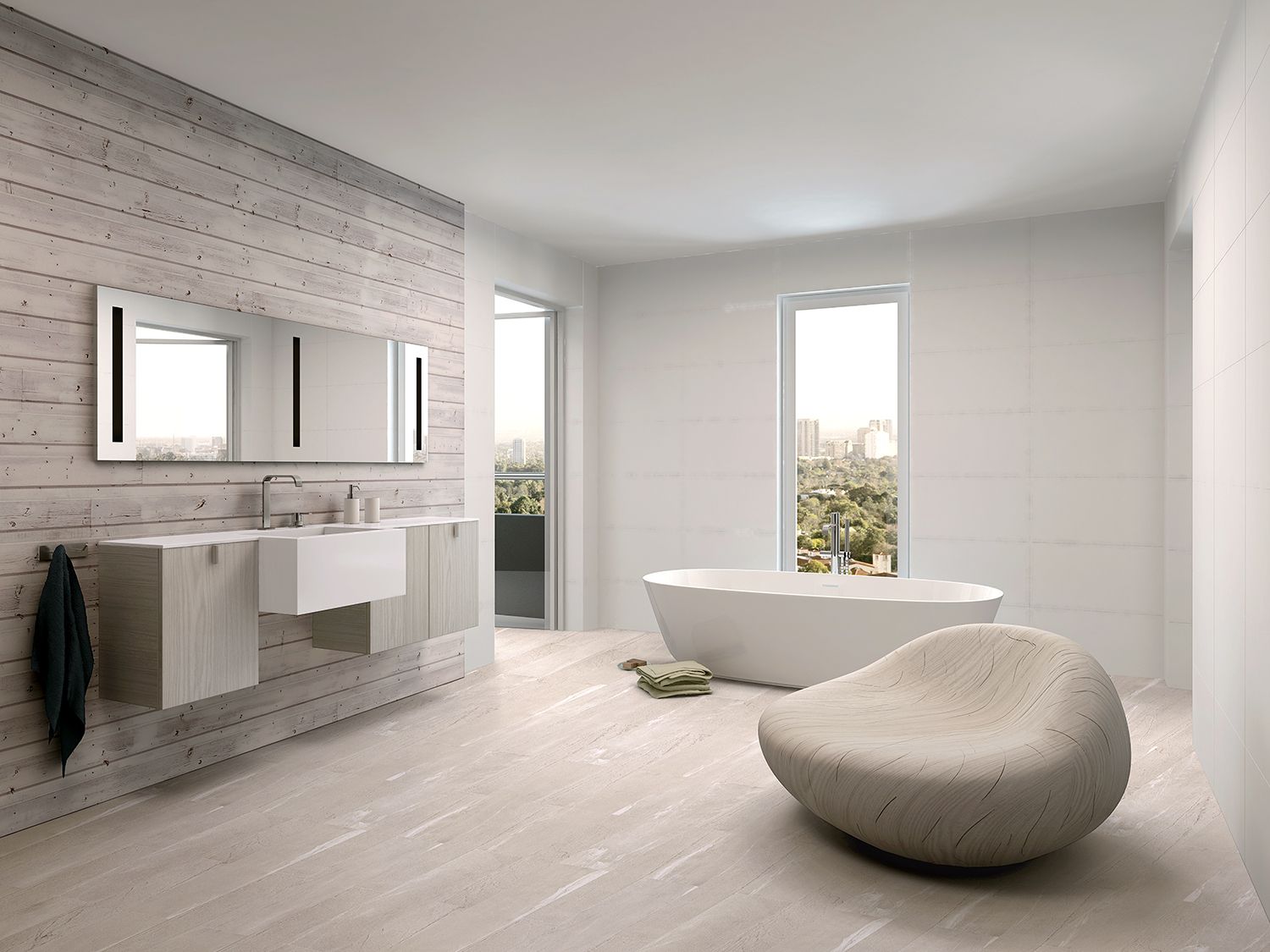 Плитка керамогранит Граните Идальго Альта Светло-серый структурный