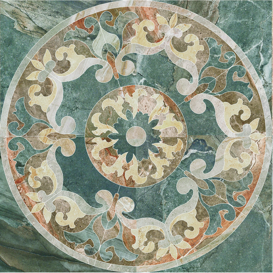 Панно d01-cut керамогранит Керранова Genesis К-108 Темно-серый структурный