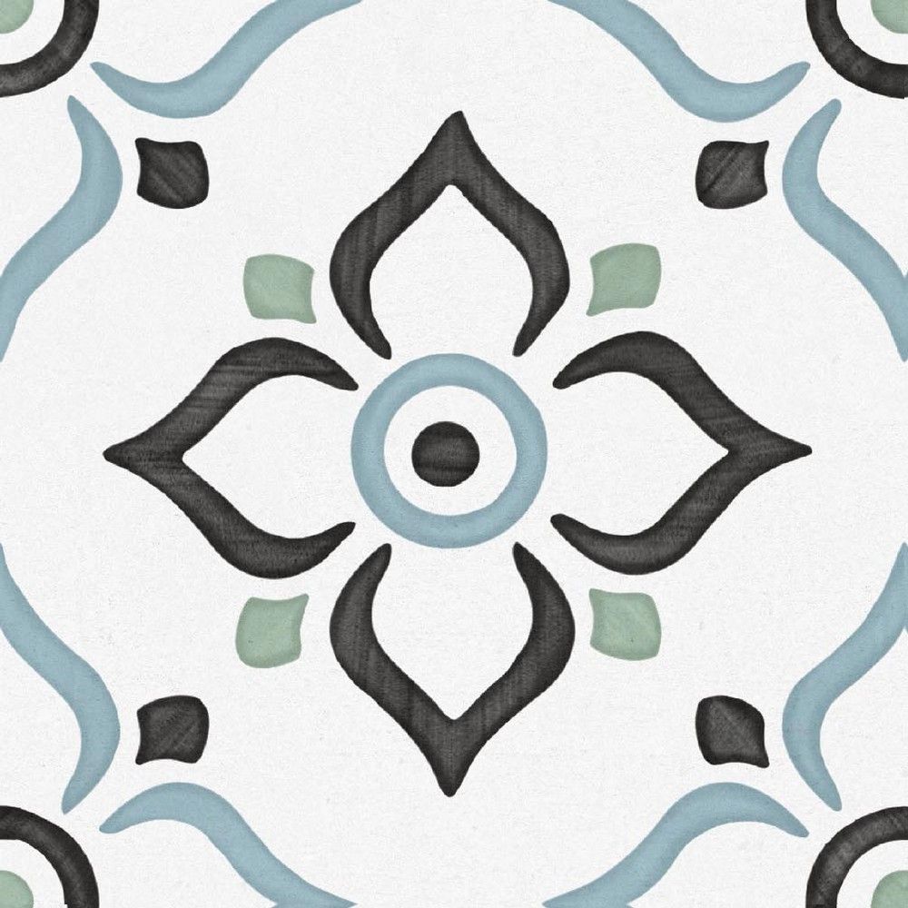 Плитка керамогранит Эннфейс Pattern Ponza Garden матовый