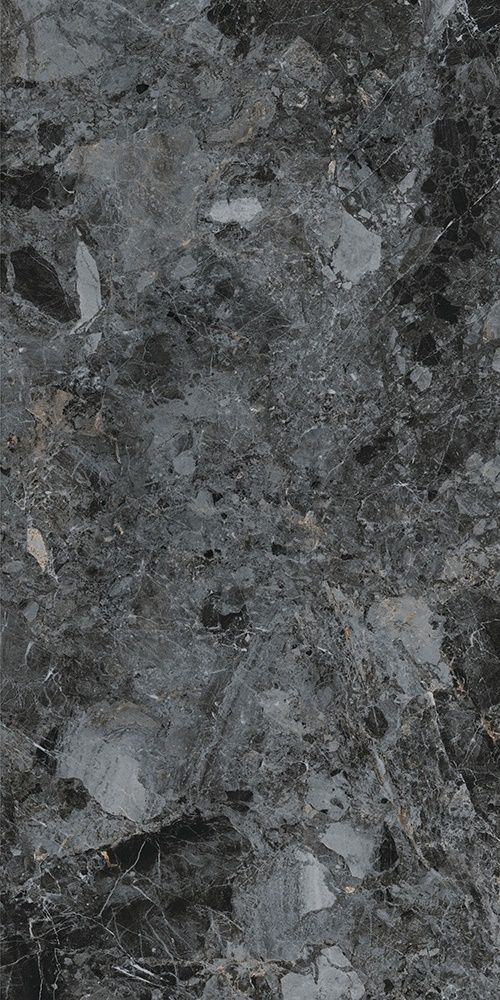 Плитка керамогранит Витра MarbleSystem Бреча Черный лаппатированный