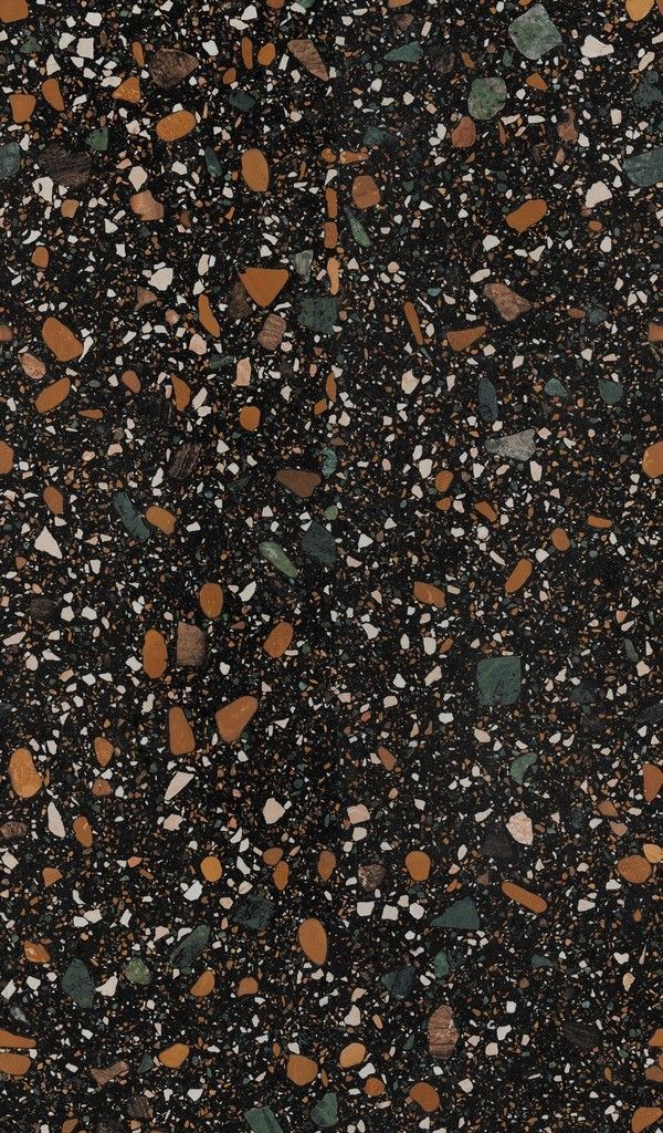 Плитка керамогранит Эннфейс Industrial Terrazzo Black матовый