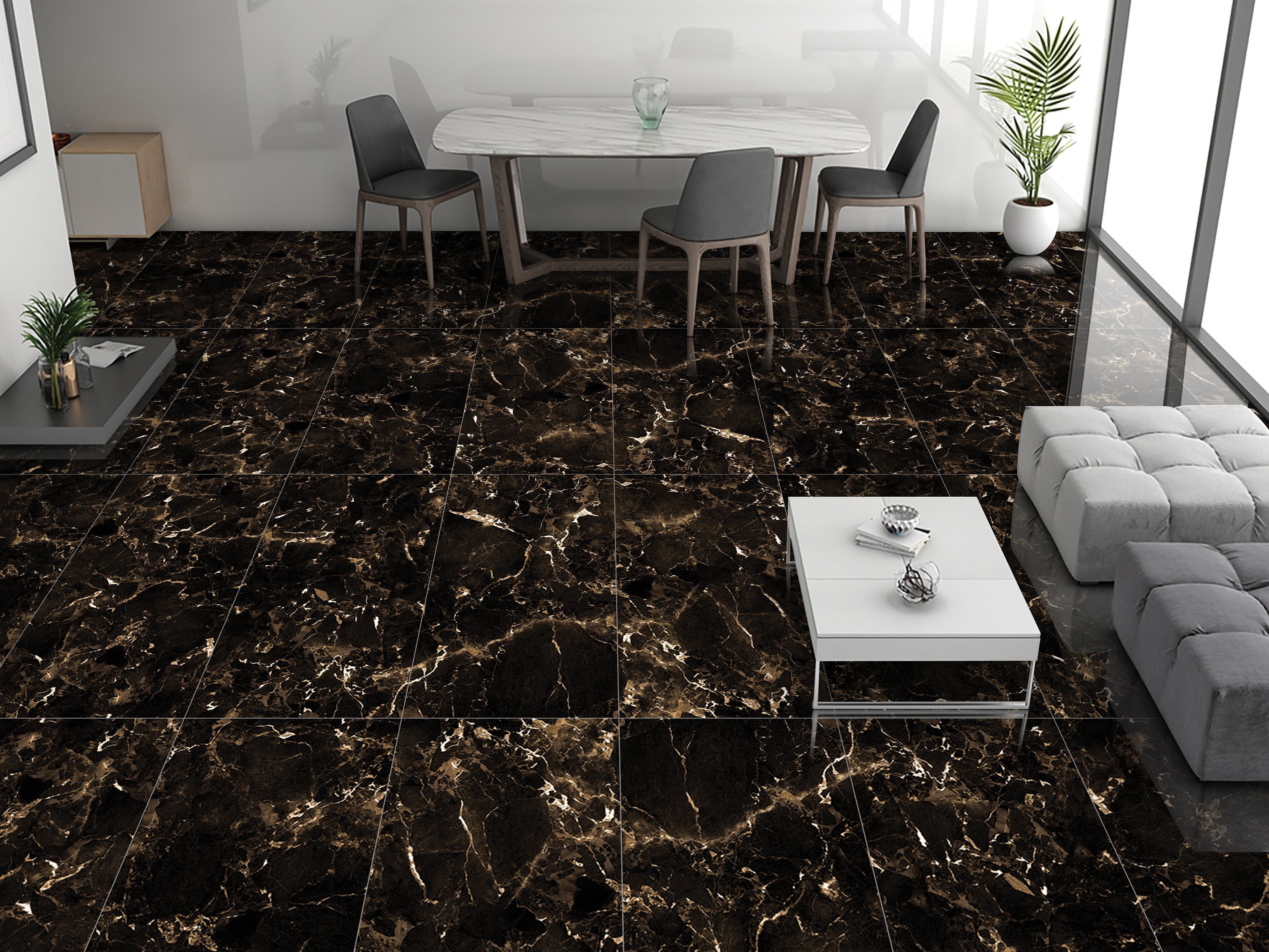 Плитка керамогранит Маимун Imperial Gold полированный
